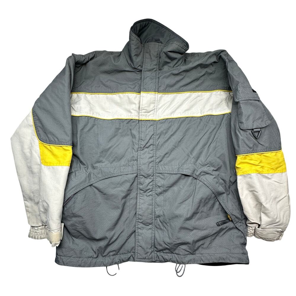 Vintage TransNine Skateboarding Outerwear Ski Snowboard Jacket Large Lined Gray